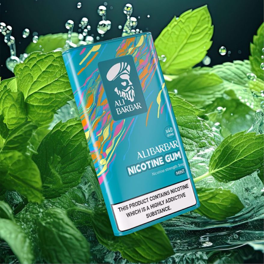 Vape Wholesale Distributor - Alibarbar Nicotine Gum Mint BZ4LD483