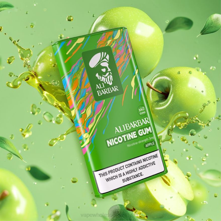 Vape Wholesale Distributor Australia - Alibarbar Nicotine Gum Apple BZ4LD480