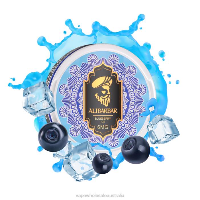 Blueberry Ice - vape wholesale Sydney 4DF0R65 ALIBARBAR Nicotine Pouch