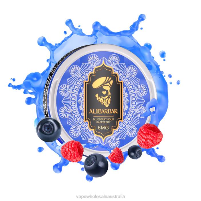 Blueberry Sour Raspberry - vape wholesale supplier 4DF0R66 ALIBARBAR Nicotine Pouch