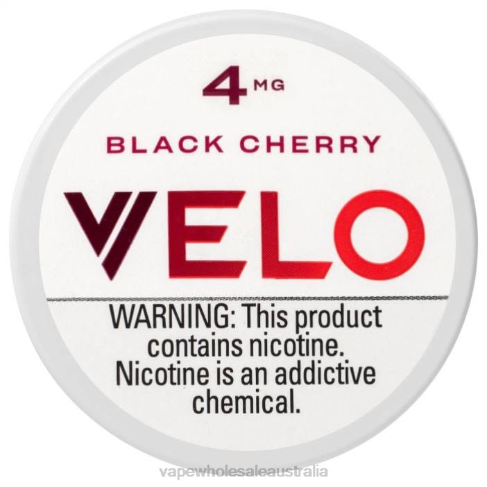 Black Cherry - vape wholesale aus 4DF0R37 VELO Nicotine Pouch 4mg