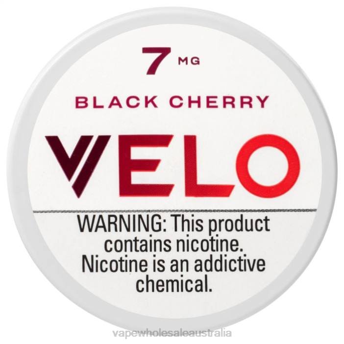 Black Cherry - vape wholesale supplier 4DF0R46 VELO Nicotine Pouch 7mg