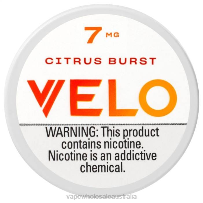 Citrus Burst - vape wholesale Australia 4DF0R44 VELO Nicotine Pouch 7mg