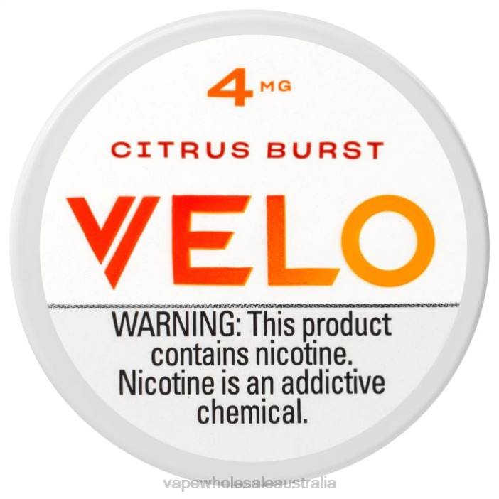 Citrus Burst - vape wholesale Sydney 4DF0R35 VELO Nicotine Pouch 4mg