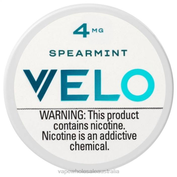 Spearmint - vape wholesale distributor Australia 4DF0R40 VELO Nicotine Pouch 4mg