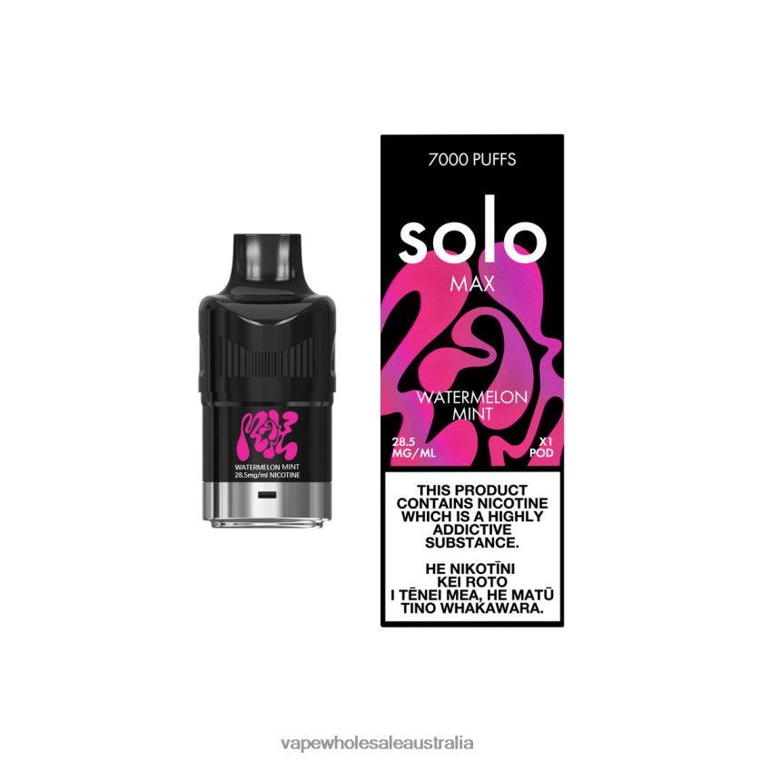 E Cig Wholesale - Solo MAX Pod Watermelon Mint 4BT8JZ86