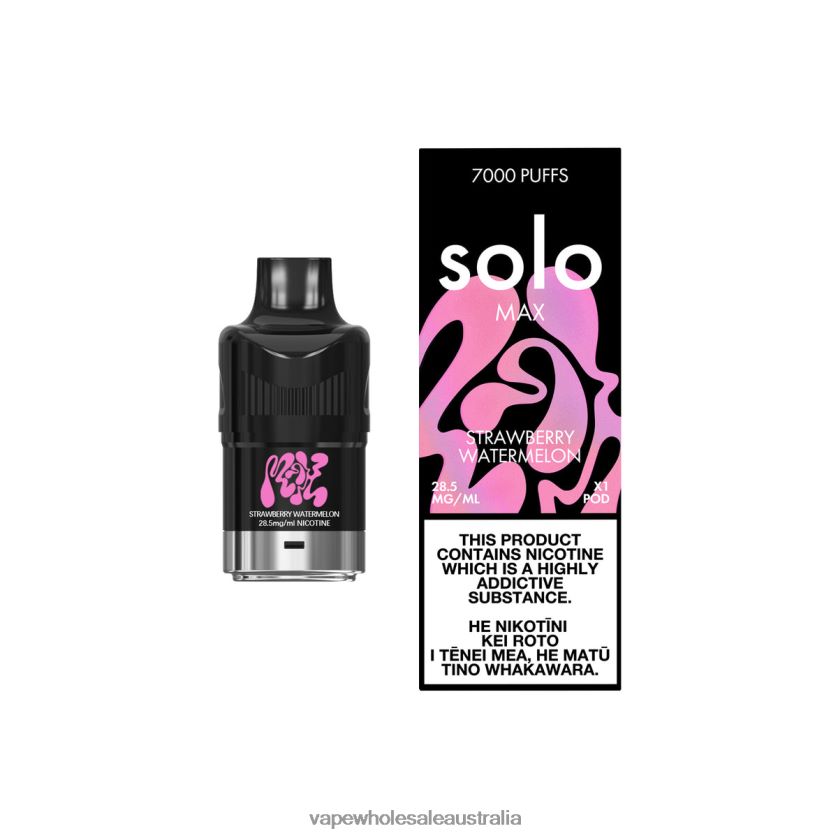 E Cigarettes Wholesale Suppliers - Solo MAX Pod Strawberry Watermelon 4BT8JZ88