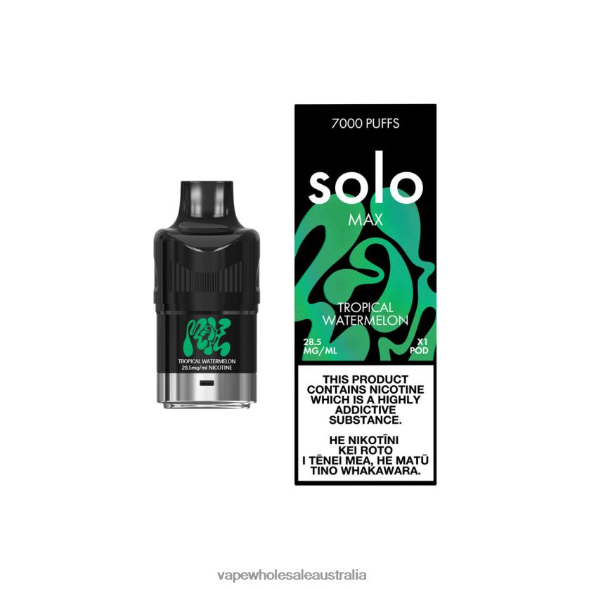 Vape Wholesale Aus - Solo MAX Pod Tropical Watermelon 4BT8JZ82