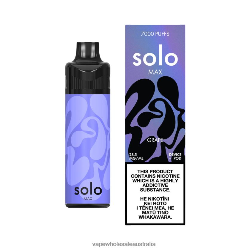 E Cig Wholesale - Solo MAX Pod Kit Grape 4BT8JZ67