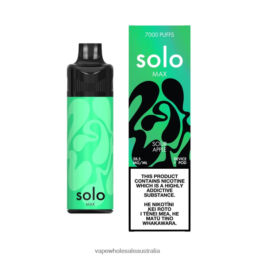 Electronic Cigarette Wholesale - Solo MAX Pod Kit Sour Apple 4BT8JZ70