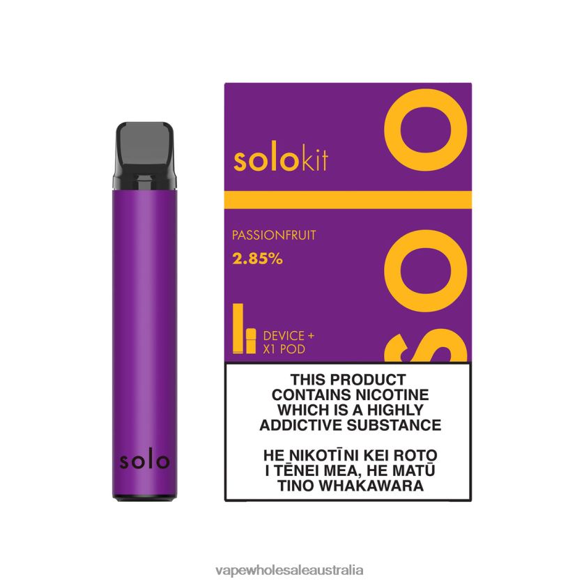 Vape Wholesale Distributor Australia - Solo Pod Kit Passionfruit 4BT8JZ42