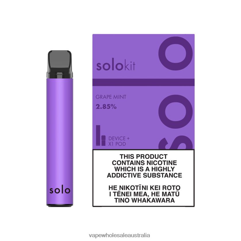 Vape Wholesale Distributor - Solo Pod Kit Grape Mint 4BT8JZ45