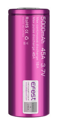 efest 26650 40a 5000mah rechargeable li ion battery (1pc/pack) efest 26650 40a 5000mah rechargeable li ion battery (1pc/pack)