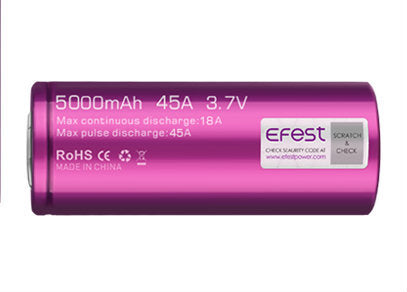efest 26650 40a 5000mah rechargeable li ion battery (1pc/pack) efest 26650 40a 5000mah rechargeable li ion battery (1pc/pack)