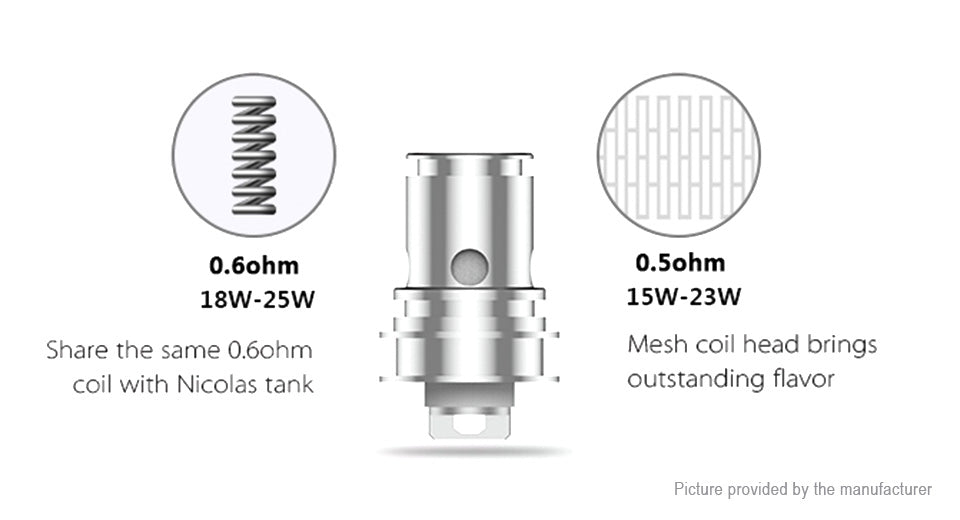 vapefly nicolas v1 & nicolas v2 coils (5pcs/pack) vapefly nicolas v1 & nicolas v2 coils (5pcs/pack)