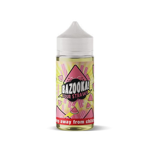 bazooka sour straws watermelon 100ml bazooka sour straws watermelon 100ml