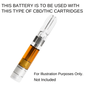 max battery vape pen battery 380mah for use with cbd/thc cartridges
