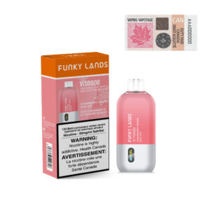 funky lands by elfbar vi10000 rechargeable disposable vape 18ml