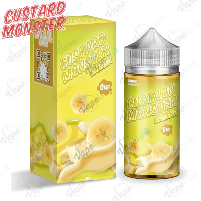 monster vape labs | custard monster | banana 100ml monster vape labs | custard monster | banana 100ml