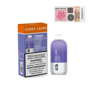 funky lands by elfbar vi10000 rechargeable disposable vape 18ml