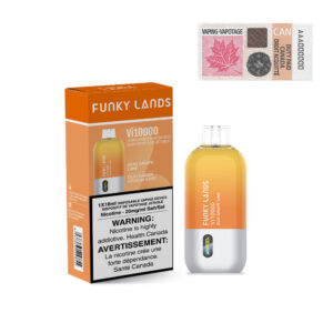 funky lands by elfbar vi10000 rechargeable disposable vape 18ml