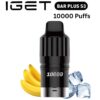 IGET BAR PLUS S3 POD ONLY – BANANA ICE – 10.000 PUFFS import placeholder for 38755