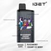 IGET Bar Pro 10000 Puffs Blackberry Yogurt Ice Berry import placeholder for 3183
