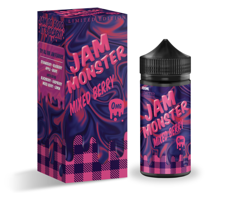 monster vape labs | jam monster | mixed berry 100ml monster vape labs | jam monster | mixed berry 100ml
