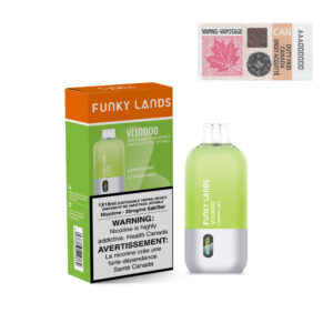 funky lands by elfbar vi10000 rechargeable disposable vape 18ml