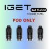 BULK 10 PCS – IGET BAR PLUS S3 POD 10000 PUFFS – CAN MIX FLAVOURS import placeholder for 15517
