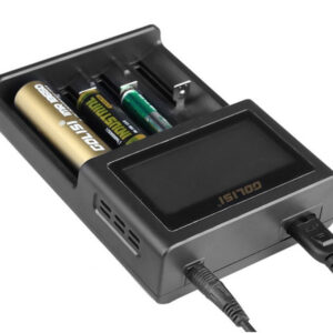 golisi s4 smart charger with lcd screen (4 bay)