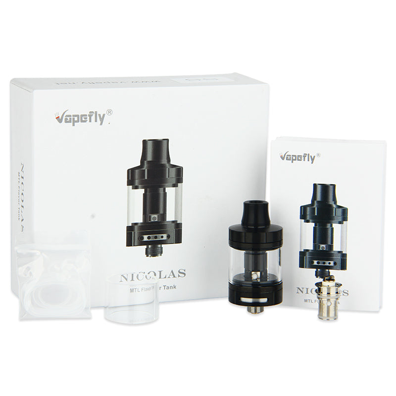 vapefly nicolas v1 mtl tank 3ml vapefly nicolas v1 mtl tank 3ml