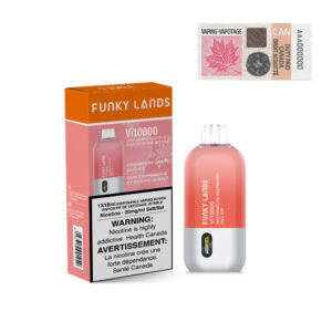 funky lands by elfbar vi10000 rechargeable disposable vape 18ml