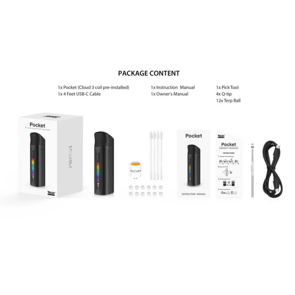 yocan black pocket concentrate vaporizer yocan black pocket concentrate vaporizer