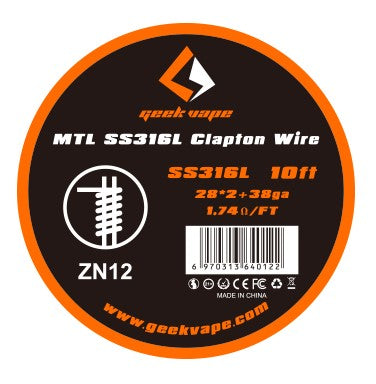 geekvape stainless steel coil wires ss geekvape stainless steel coil wires ss
