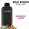RELX SPARTA – RAINBOW CANDY – 18.000 PUFFS import placeholder for 20865