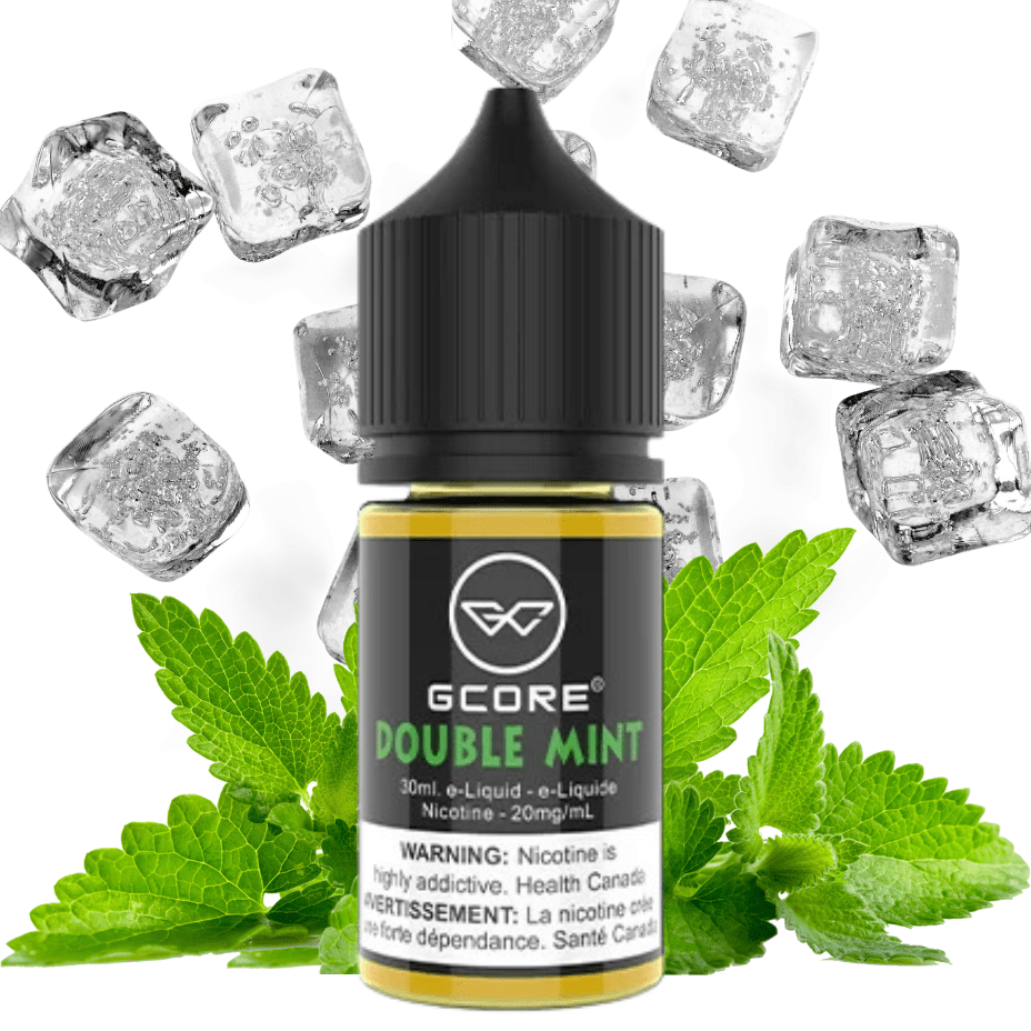double mint salt by gcore e juice 30ml double mint salt by gcore e juice 30ml