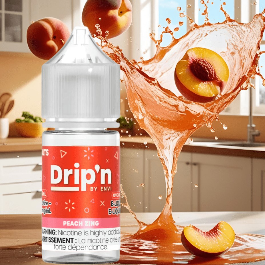 drip'n by envi classics salt peach zing drip'n by envi classics salt peach zing