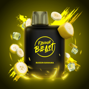 flavour beast level x boost g2 pod bussin banana iced