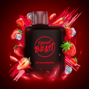 flavour beast level x boost g2 pod sic strawberry iced