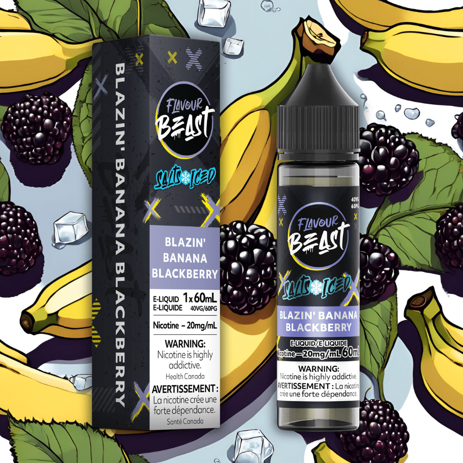 flavour beast salt 60ml blazin' banana blackberry flavour beast salt 60ml blazin' banana blackberry