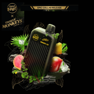 flavour beast x 12 monkeys beast mode max 2 50k disposable mangabeys iced