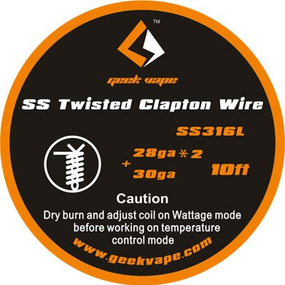 geekvape stainless steel coil wires ss geekvape stainless steel coil wires ss