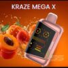 Kraze Mega X 48K Disposable Vape - Juicy Peach Ice import placeholder for 8068261543999