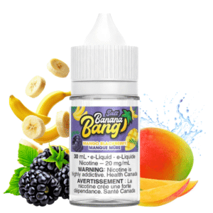 mango blackberry salt by banana bang e liquid