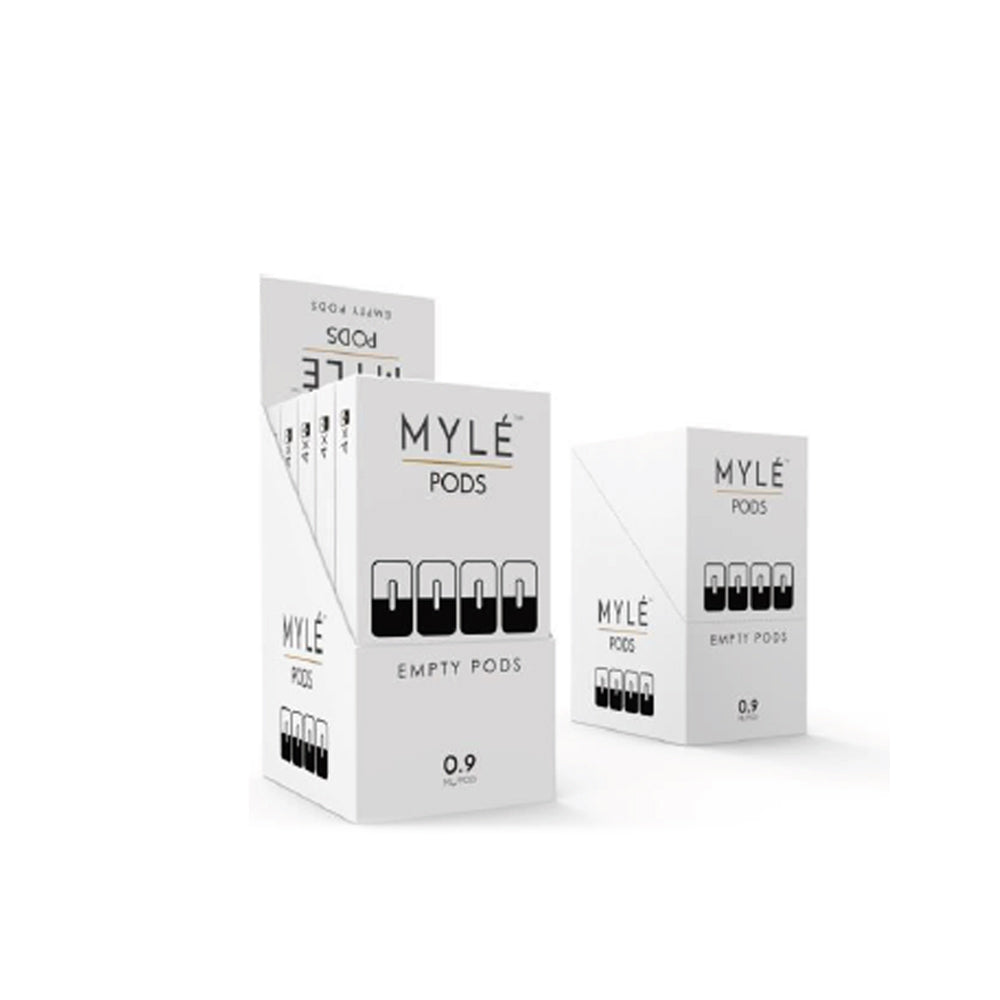 mylé empty pod cartridge (4pcs/pack) non magnetic version mylé empty pod cartridge (4pcs/pack) non magnetic version