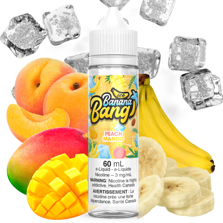 peach mango ice by banana bang e liquid peach mango ice by banana bang e liquid