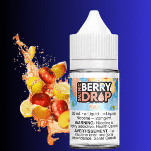peach salt by berry drop e liquid