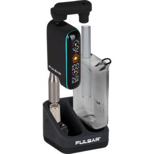 pulsar 510 dl 5.0 bubbler dab kit w/ wax atomizer black