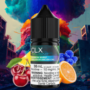 rainbow burst salt by clx reload e liquid